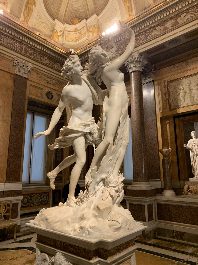 Galerie Borghese, "Apollon et Daphné" - Le Bernin, 1622-25