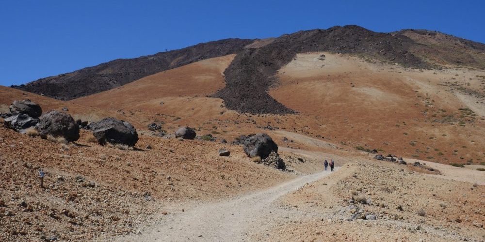 Sentier de la Montana Blanca, "huevos del Teide" (bombes volcaniques)