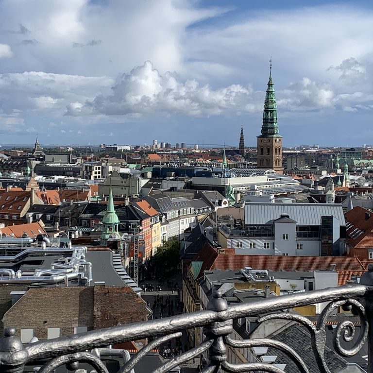 Vue sur Copenhague depuis la Rundetårn