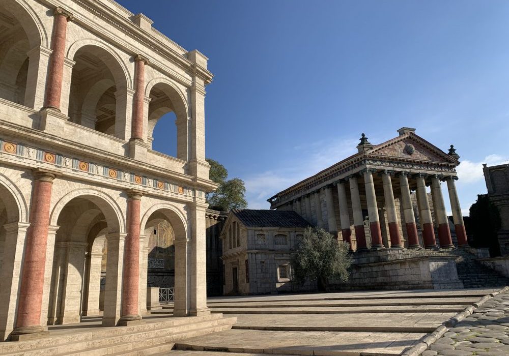 Cinecittà, décors en fibre de verre