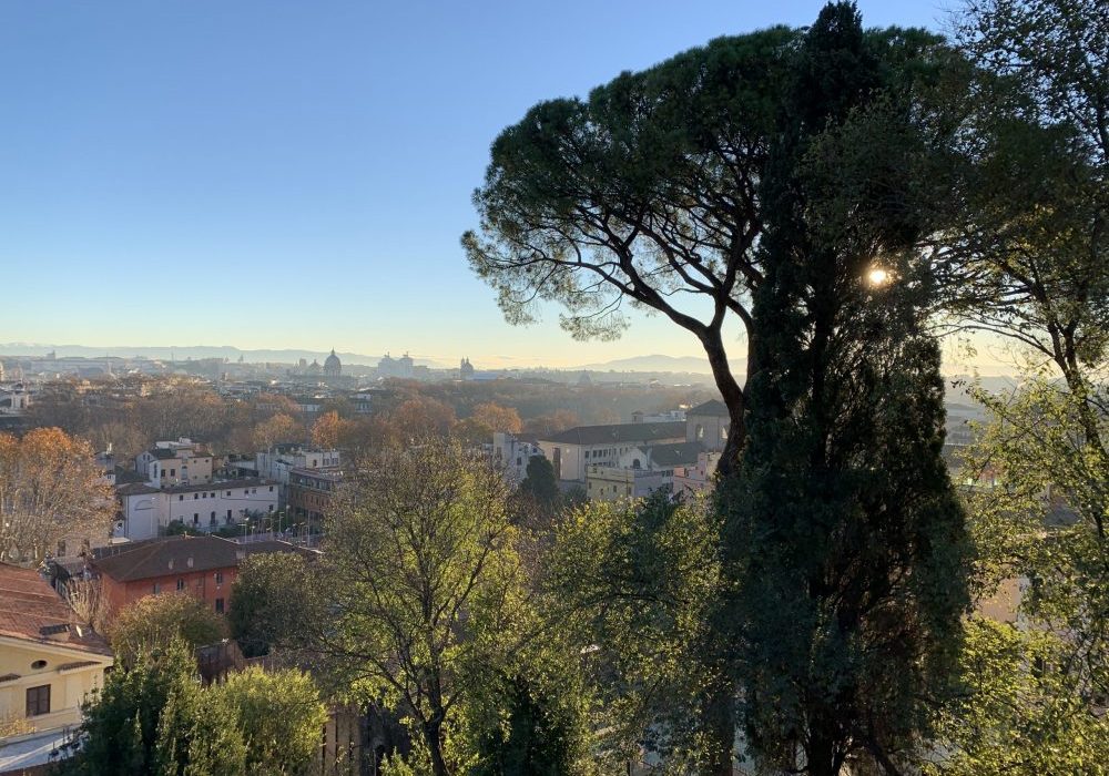 Vue sur Rome depuis le Passagieta de Giacolino